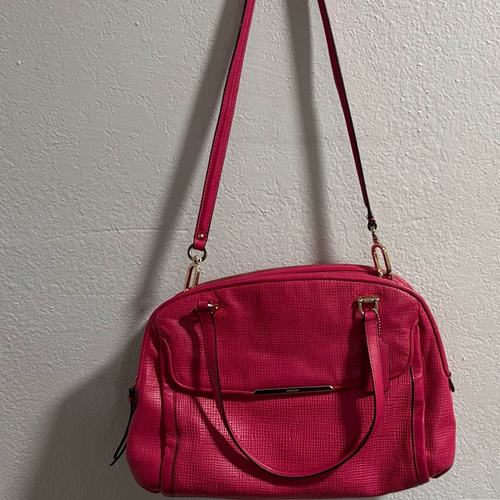 Coach Vibrant Pink Shoulder Bag